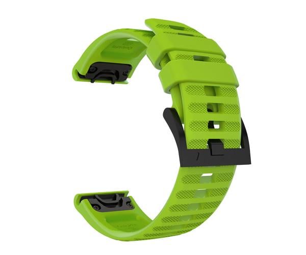 Ремешок Silicone Across Strap для смарт-часов Garmin Instinct 2/2 Solar​ 22 мм Салатовый