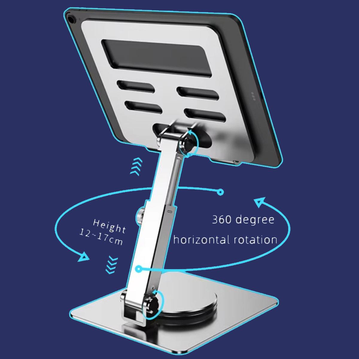 Держатель для планшета Primo SP05 7-12,9" настольный металлический с функцией вращения Silver (2632444852) - фото 6 Держатель для планшета Primo SP05 7-12,9" настольный металлический с функцией вращения Silver (2632444852) - фото 6