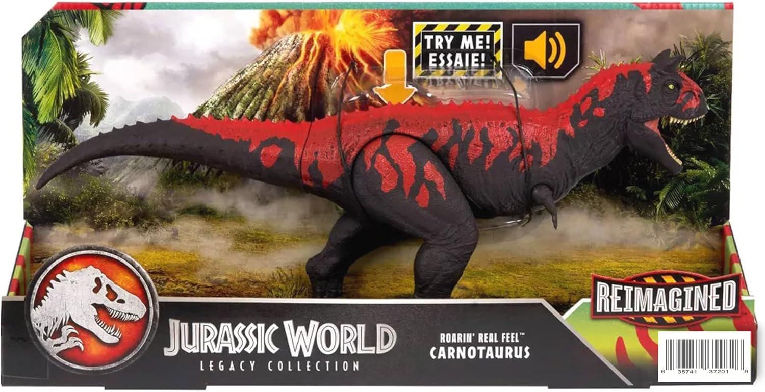 Динозавр Jurassic world Carnotaurus Reimagined Roarin' Real Feel Collection (321236965)