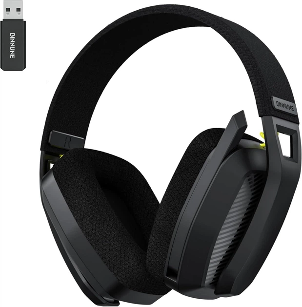 Наушники BINNUNE BW06 LIGHTSPEED Wireless Gaming Headset Black (34377526)