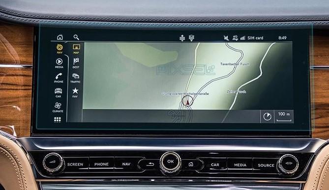 Защитное стекло Pixsel гибридное матовое на монитор Bentley FLYING SPUR 13,8" 2019