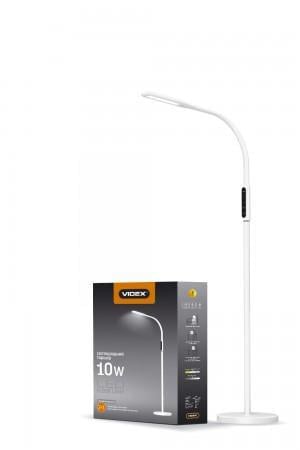 Торшер напольный LED Videx VL-TF0701W 10W Белый (00000013473)