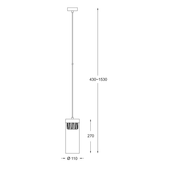 Люстра Zuma Line Gem P0389-01D-F7AC - фото 3