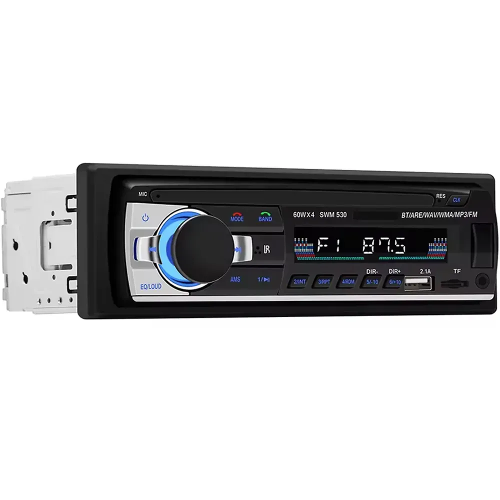 Автомагнитола 1 DIN JSD 520/530 BT Bluetooth USB AUX SD