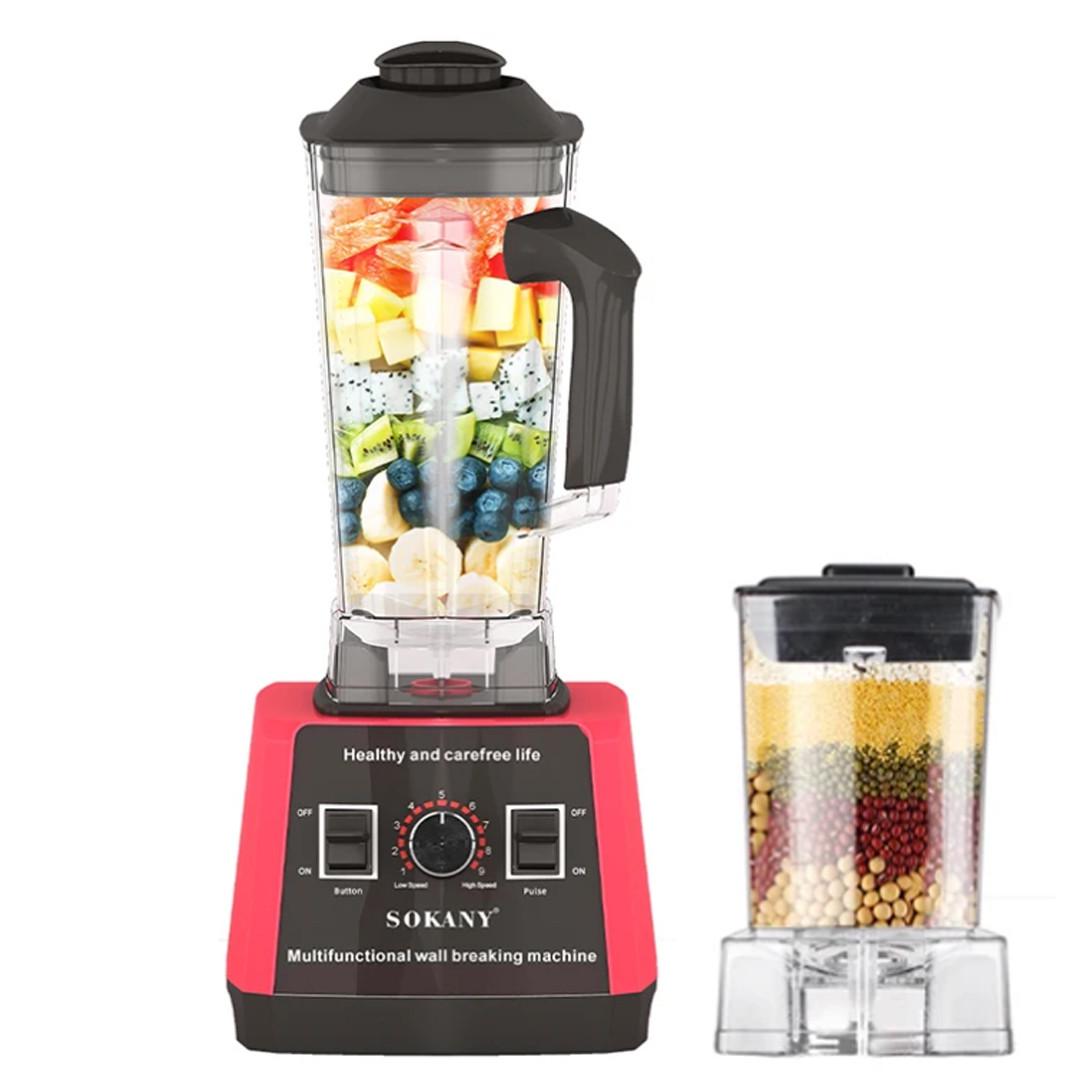 Мультиблендер Sokany SK-666 з кавомолкою та чашею 5000 Вт 25 л (MLD_V366)