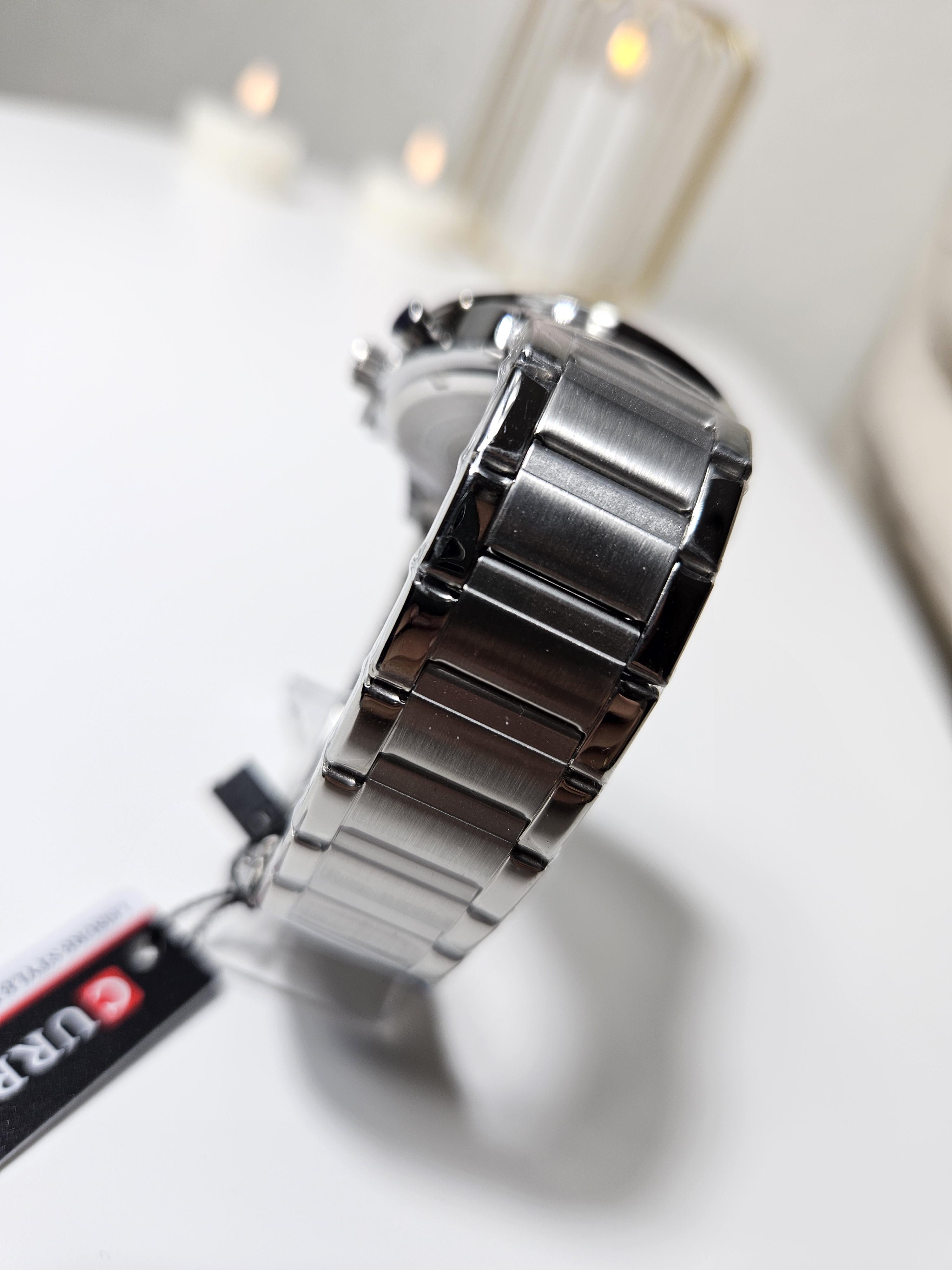 Наручний годинник чоловічий Сurren 8435 Срібний/Сірий циферблат (1117) - фото 3 Наручний годинник чоловічий Сurren 8435 Срібний/Сірий циферблат (1117) - фото 3