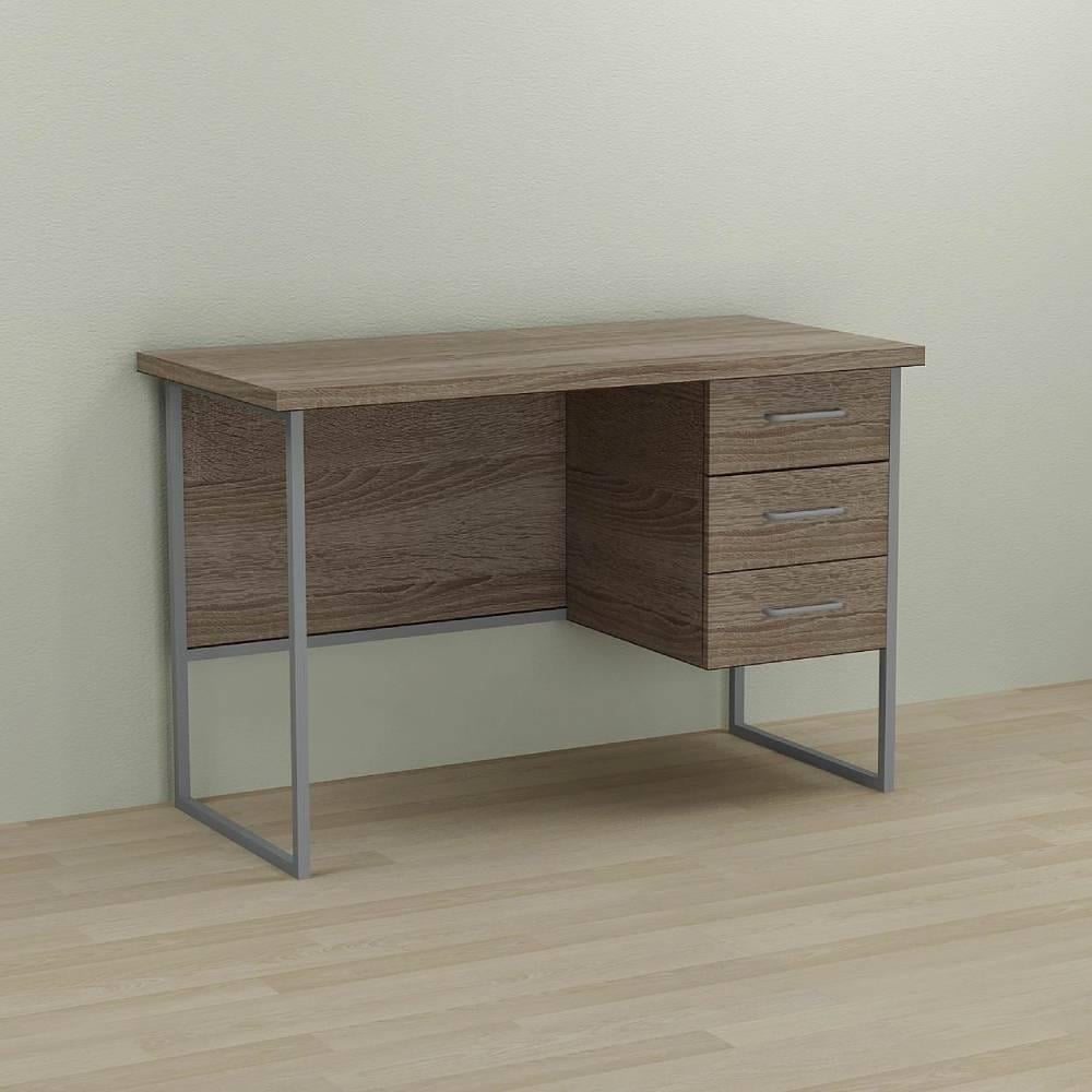 Письменный стол Ferrum-decor Гарри ДСП 32 мм 75x140x60 см Серый/Дуб Сонома Трюфель (FRD-101468) Письменный стол Ferrum-decor Гарри ДСП 32 мм 75x140x60 см Серый/Дуб Сонома Трюфель (FRD-101468)