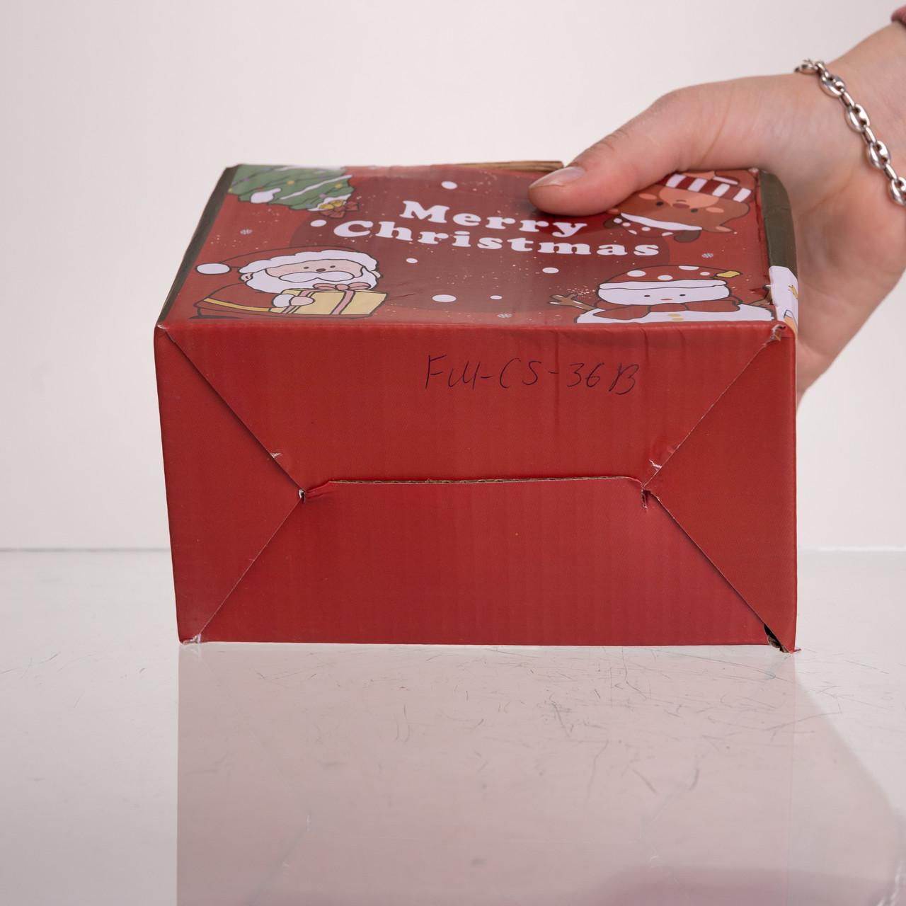 Чашка порцелянова Ялинка з кришкою 400 мл (FM-CS-36B) - фото 5 Чашка порцелянова Ялинка з кришкою 400 мл (FM-CS-36B) - фото 5