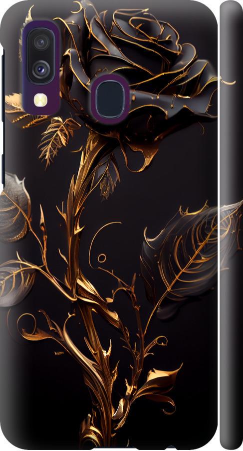Чехол на Samsung Galaxy A40 2019 A405F Роза 3 (5552m-1672-42517)