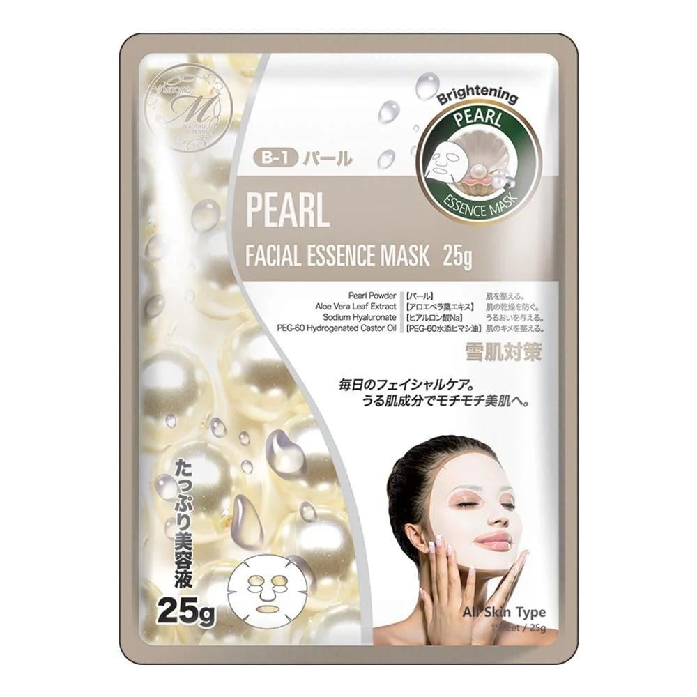 Маска тканевая MITOMO с жемчугом 1 шт.