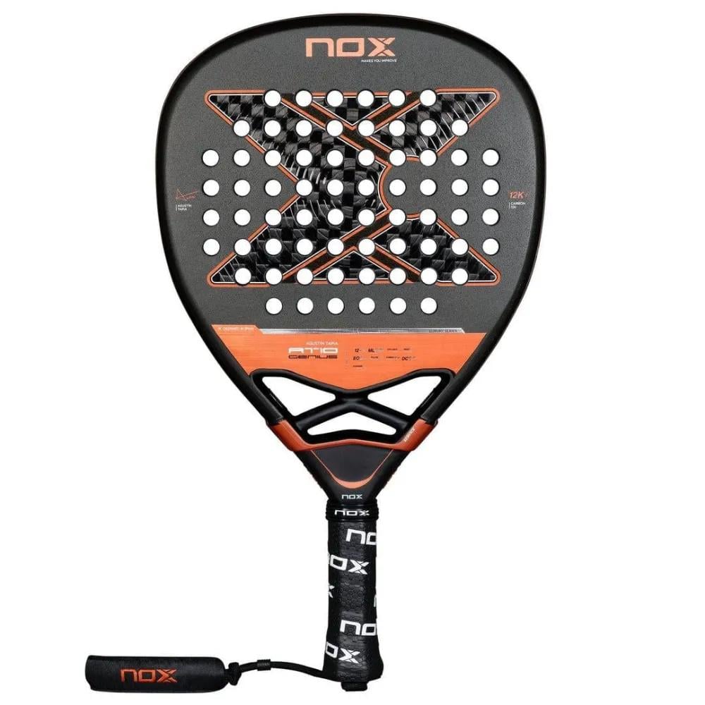 Ракетка для падел-тенниса Nox AT10 genius 12k от Agustin Tapia 2025 Grey/Orange