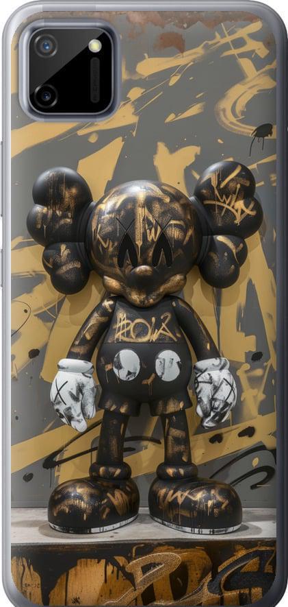 Чехол на Realme C11 2020 Bronze kaws (6097t-2031-42517)