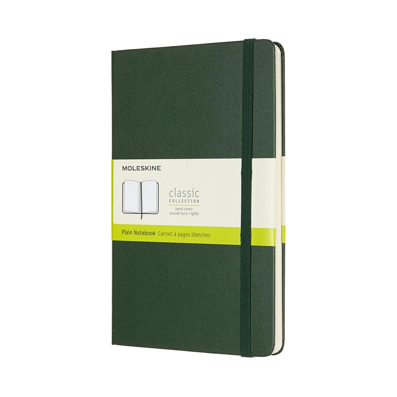 Блокнот Moleskine Classic средний 13х21 см 240 страниц нелинованный миртовый Зеленый (8058647629070)