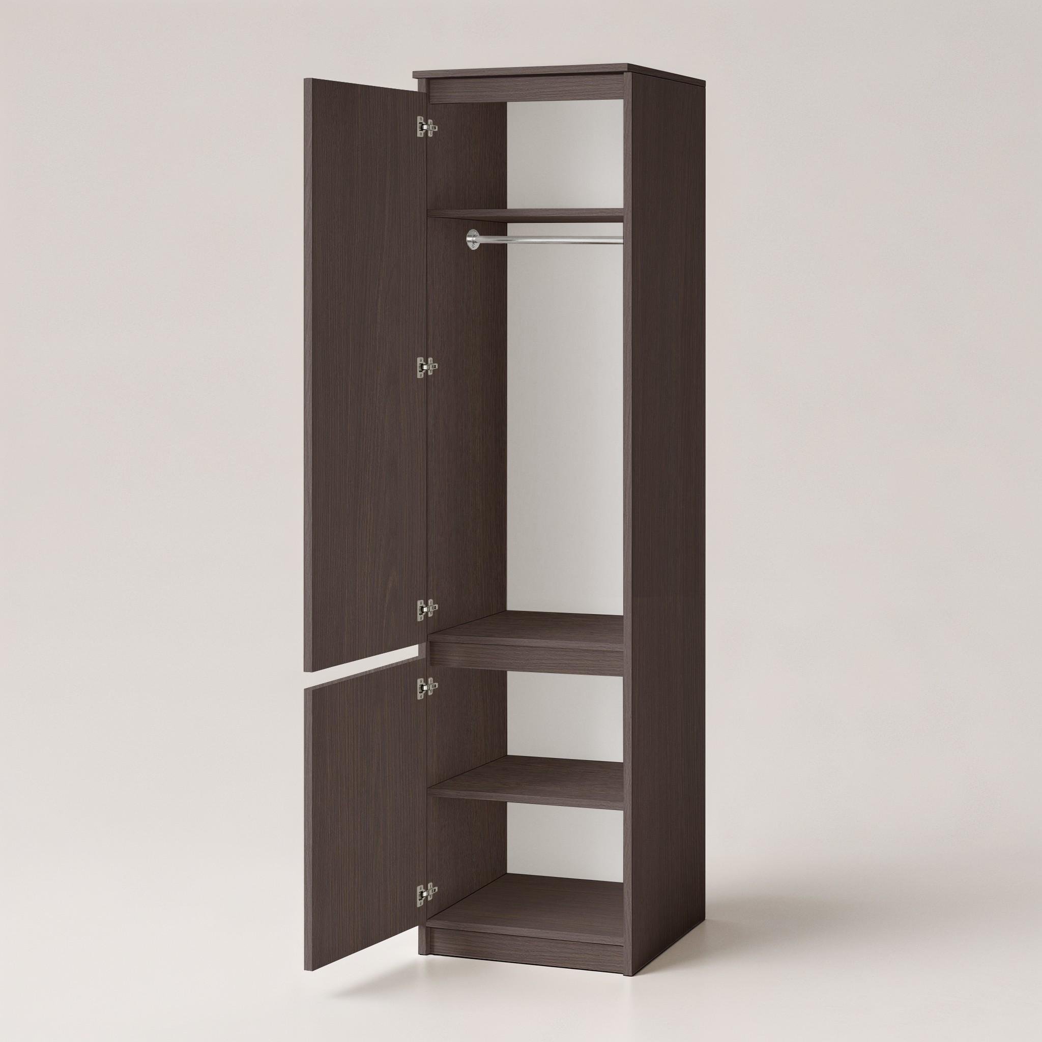 Шафа-пенал зі штангою T-218 500х498х2117 мм Венге Магія - фото 2