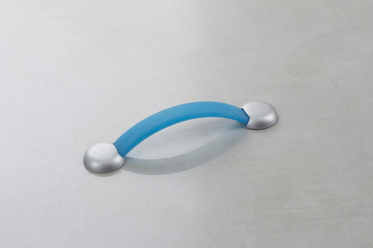 Мебельная ручка резиновая Poliplast РП-16/128 Синий (16011)