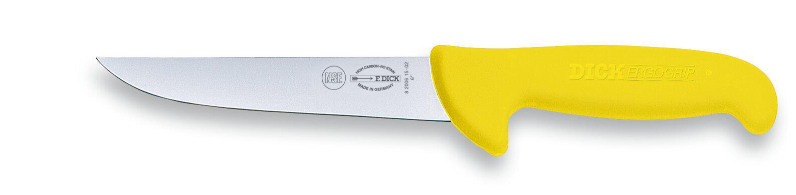 Ніж обробний DICK ErgoGrip Stechmesser 150 мм Жовтий (82006150-02)