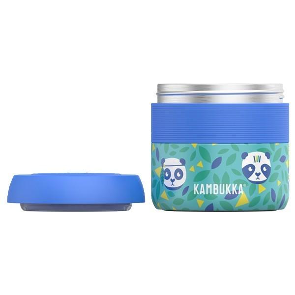 Термос для еды Kambukka Bora Chief Panda 400 мл Сине-зеленый (11-06001) - фото 3