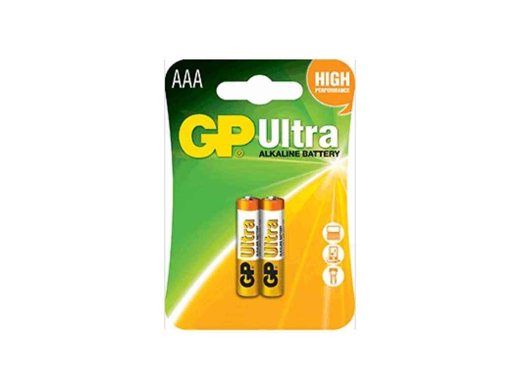 Батарейка GP LR03 Ultra Alkaline 24AUHM-2UE2 2 шт. (1017286)