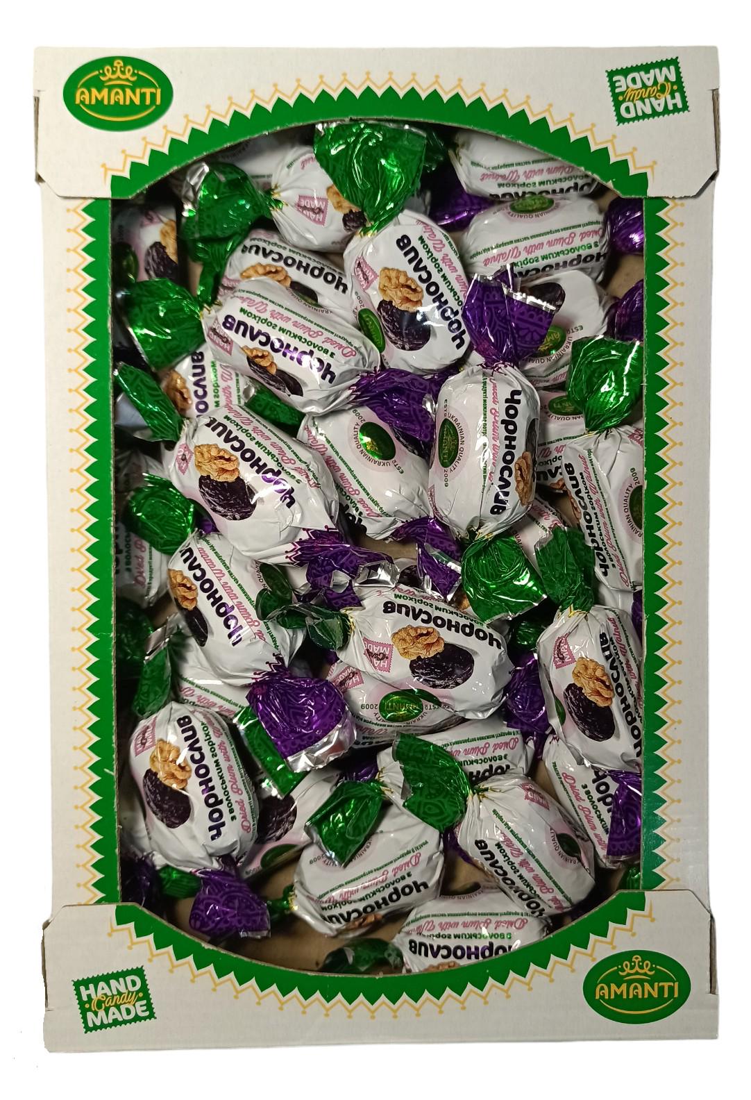 Конфеты Amanti Чернослив с грецким орехом 1 кг (54949)