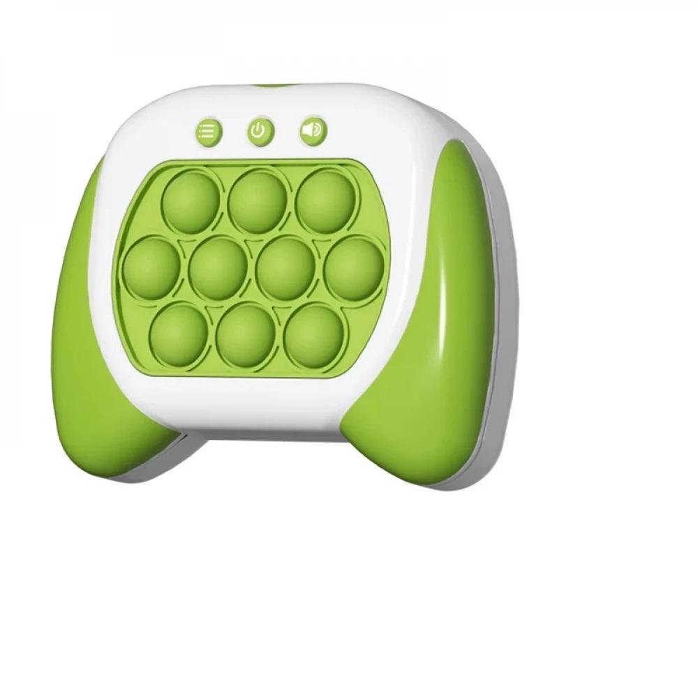 Игрушка электронная Pop It Pro антистресс детская портативная 4 режима Зеленый