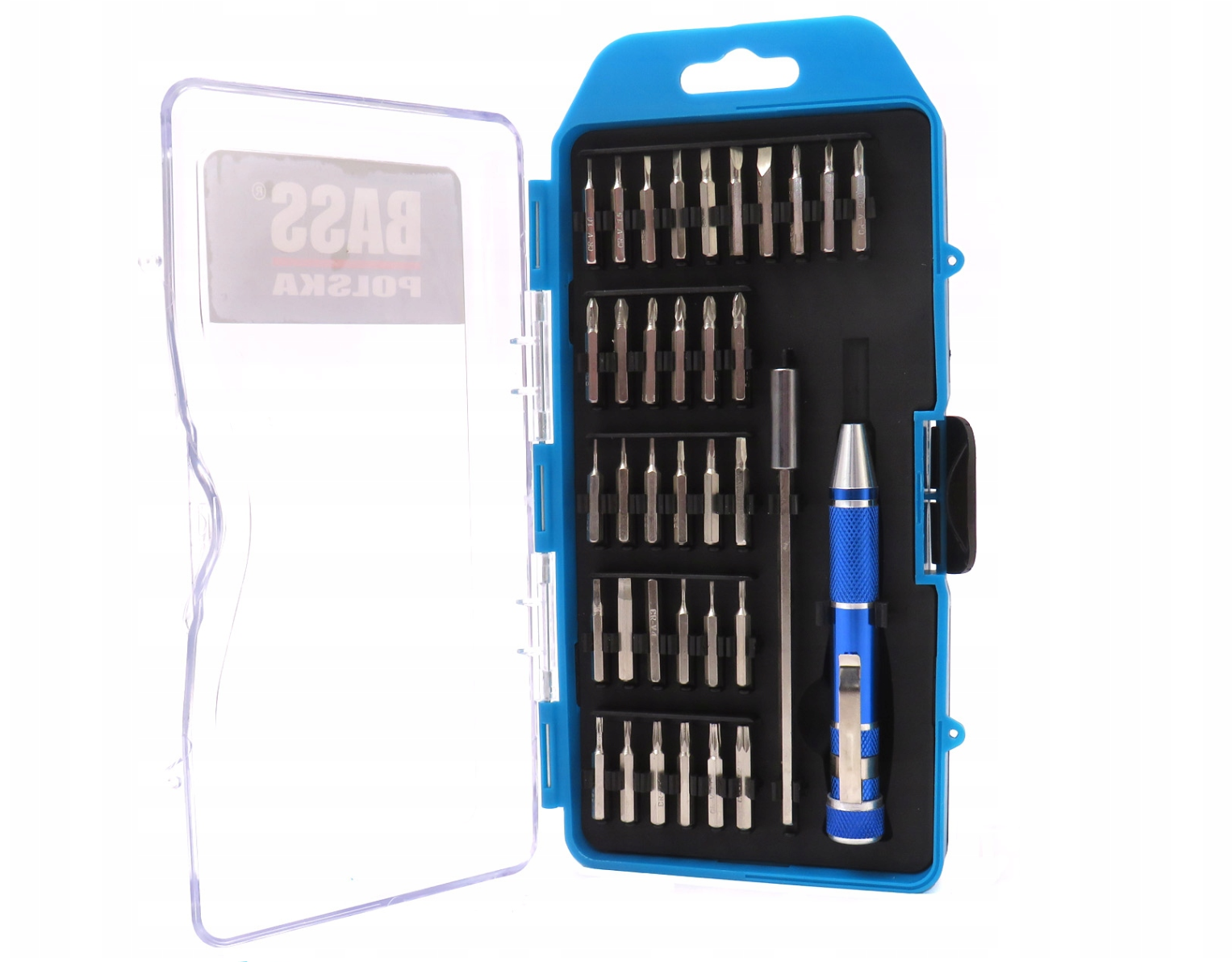 Викрутка Bass Polska 3818 з набором біт для точних робіт з подовжувачем 36 шт. - фото 9 Викрутка Bass Polska 3818 з набором біт для точних робіт з подовжувачем 36 шт. - фото 9