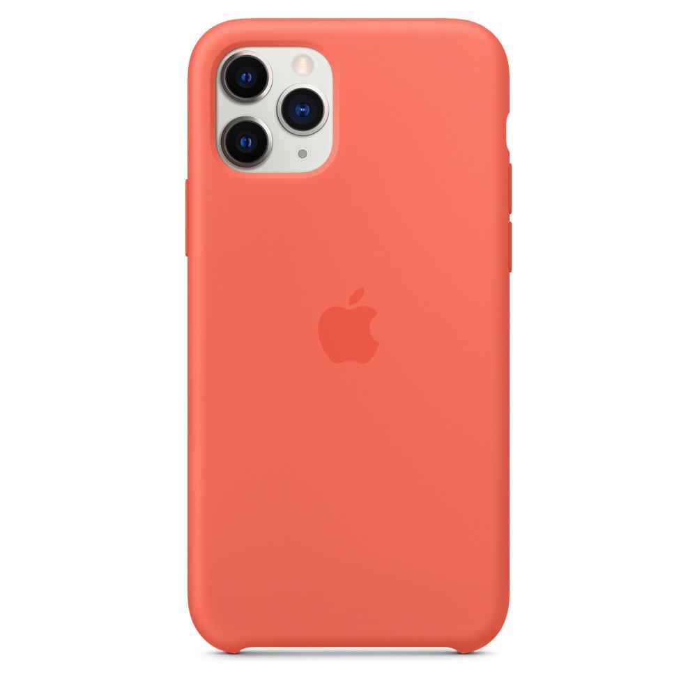 Силіконовий чохол-накладка Apple Silicone Case for iPhone 11 Pro, Clementine (MWYQ2) - фото 2