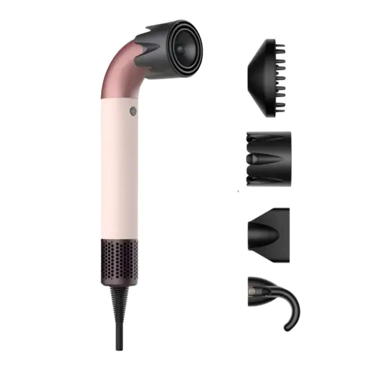 Стайлер для волос 4в1 Super Hairdryer HP-3P 1600 Вт с насадками и холодным воздухом Розовый (147-102-HP-3P)
