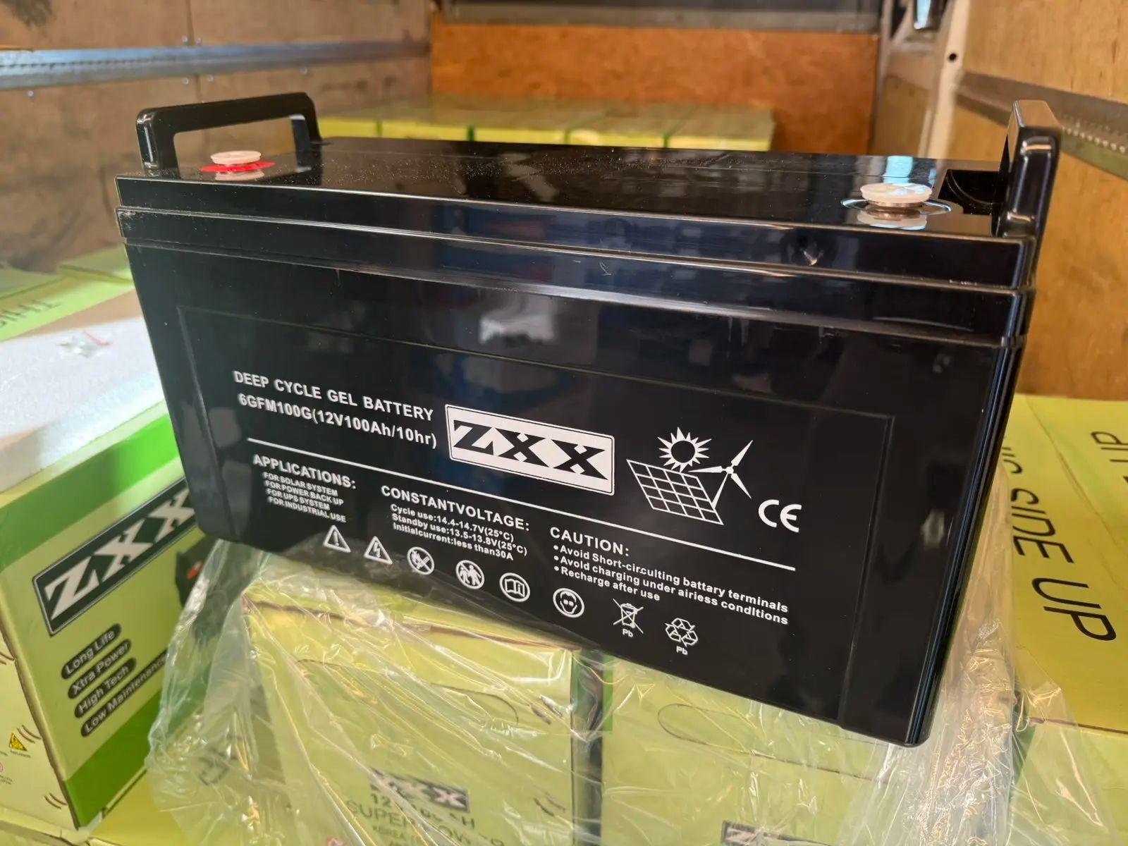 Аккумулятор гелевый ZXX 12V 100 Ah - с технологией Absorbent Glass Mat (opt-102858)
