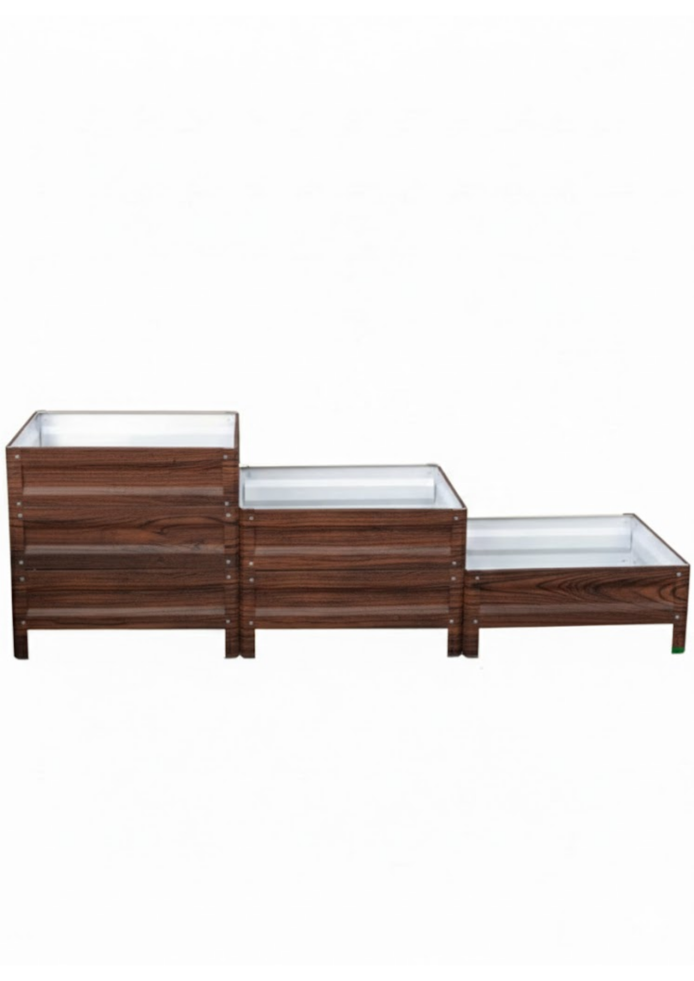 Грядка-клумбатрьохярусна SIMBUD Піраміда з полімерним покриттям 2,1 м Червоно-чорний (31867286)