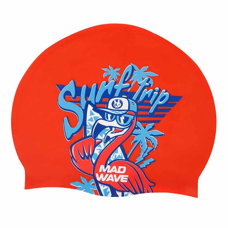 Шапочка для плавания Mad Wave юниорская Junior Flamingo M057206 Красный (60444261) Шапочка для плавания Mad Wave юниорская Junior Flamingo M057206 Красный (60444261)
