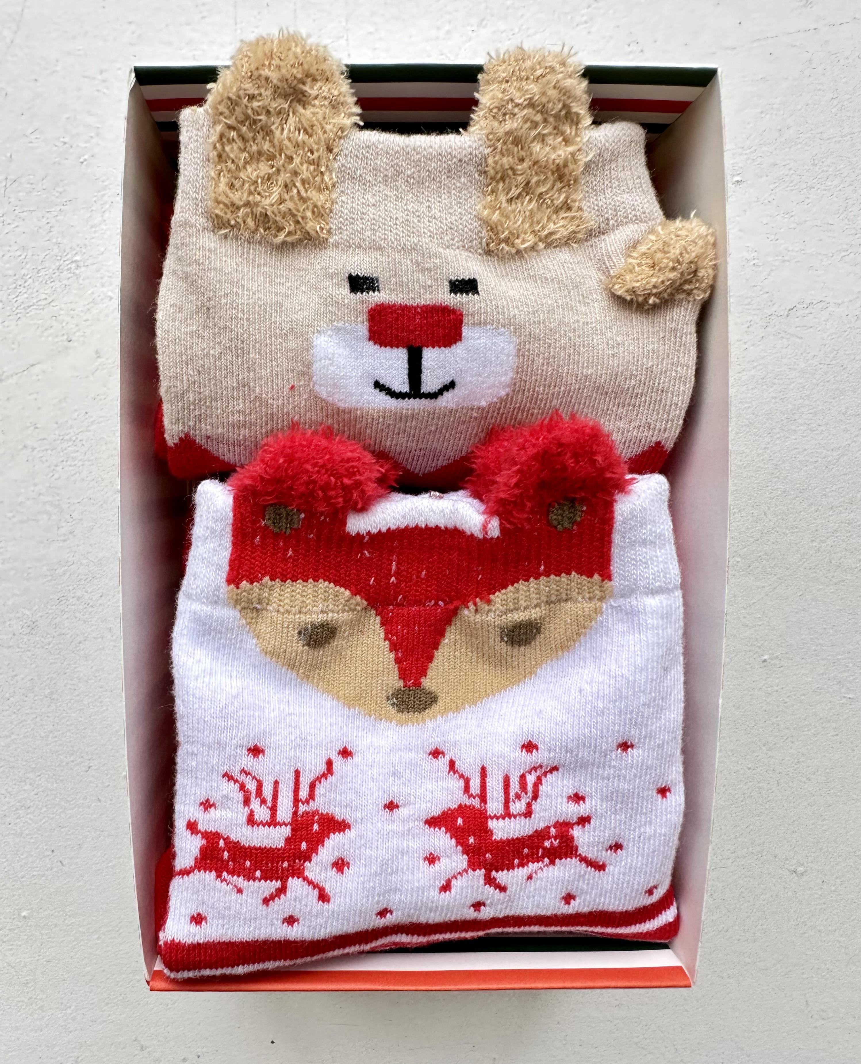 Набір подарунковий з новорічними шкарпетками (13532540) - фото 2