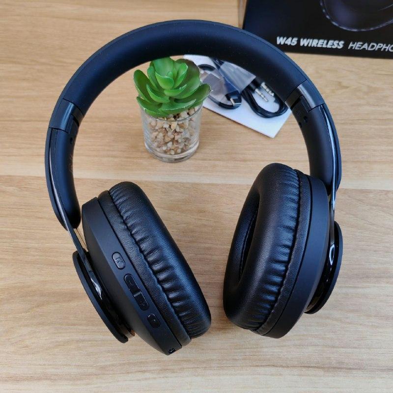 Наушники беспроводные Hoco с микрофоном Синий (W45)