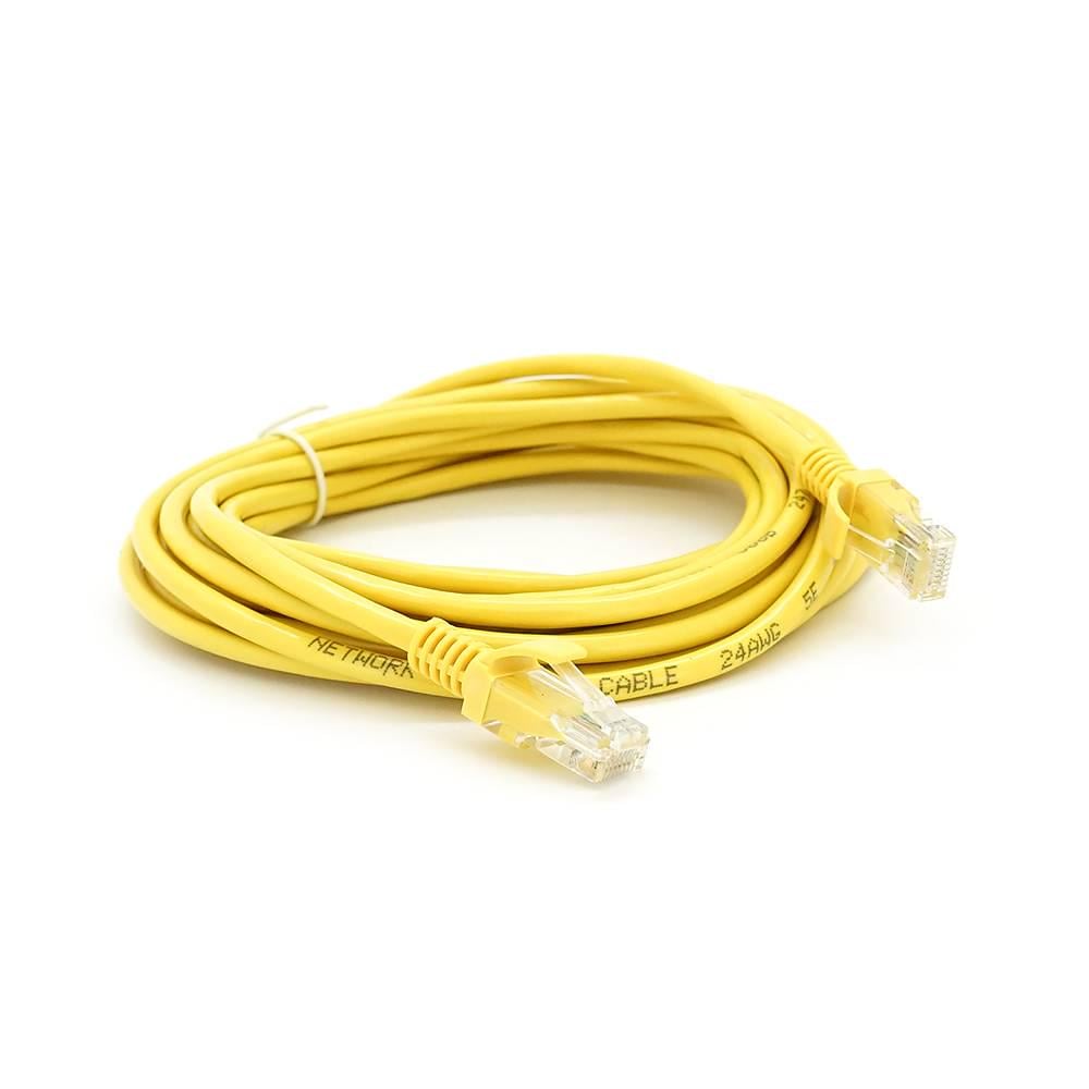 Патч-корд литий Ritar UTP RJ45 Cat,5e 5 м Cu мідь Q300 Жовтий Патч-корд литий Ritar UTP RJ45 Cat,5e 5 м Cu мідь Q300 Жовтий