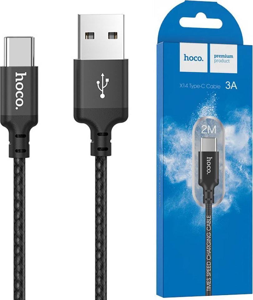 Кабель интерфейсный Hoco X14 USB-Type-C 2 м (33083) Кабель интерфейсный Hoco X14 USB-Type-C 2 м (33083)