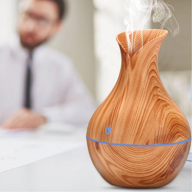 Увлажнитель воздуха Humidifier LED подсветка ультразвуковой 2W 200 мл Бежевый (J-0068) - фото 6