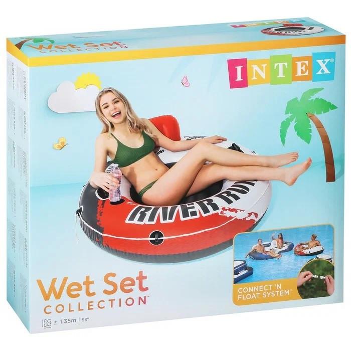 Надувний круг Intex River Run з ручками 135 см (28443295) - фото 4