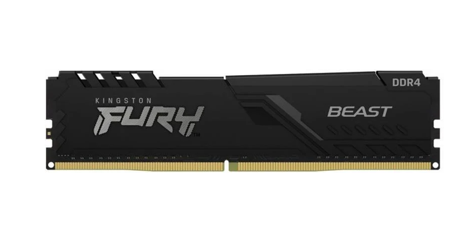 Оперативная память Kingston Fury Beast DDR4 8GB/2666 Black (KF426C16BB/8)