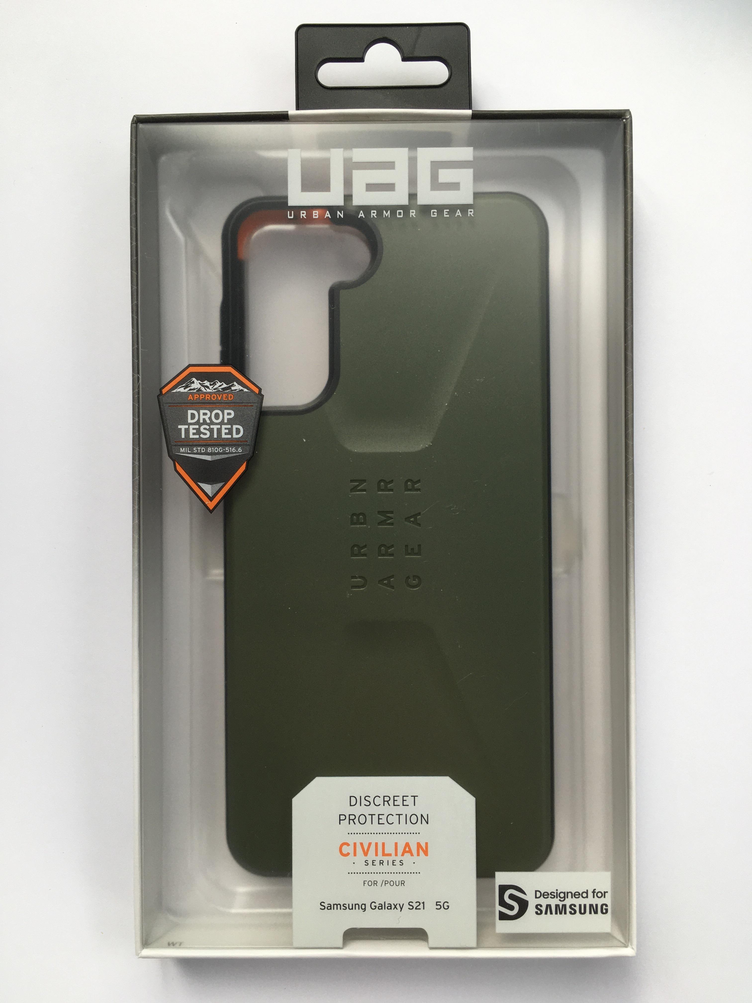 Чехол милитари противоударный UAG Civilian (21281D117272) для Samsung Galaxy S21 (6.2") Olive