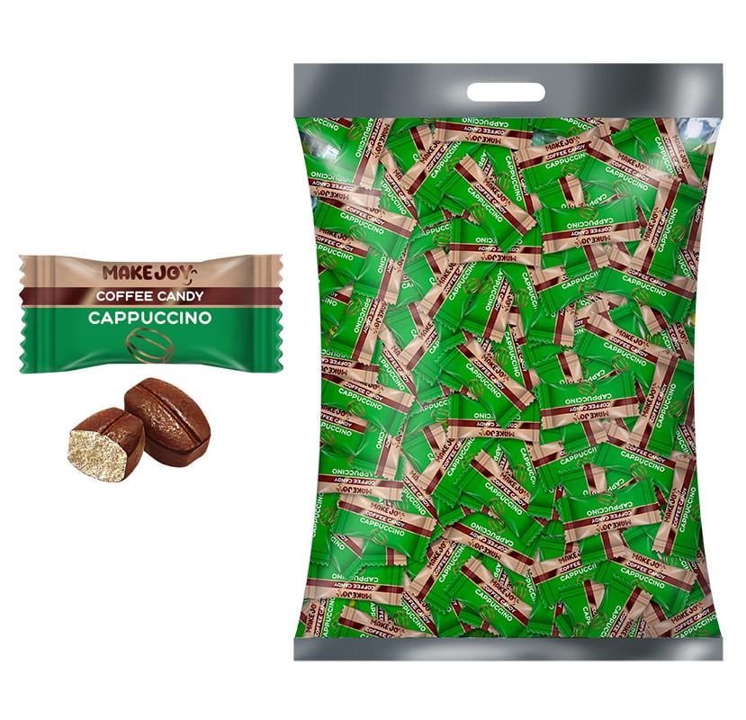 Цукерки кавові Coffeе Candy Cappuccino з кофеїном 500 г (28459111)