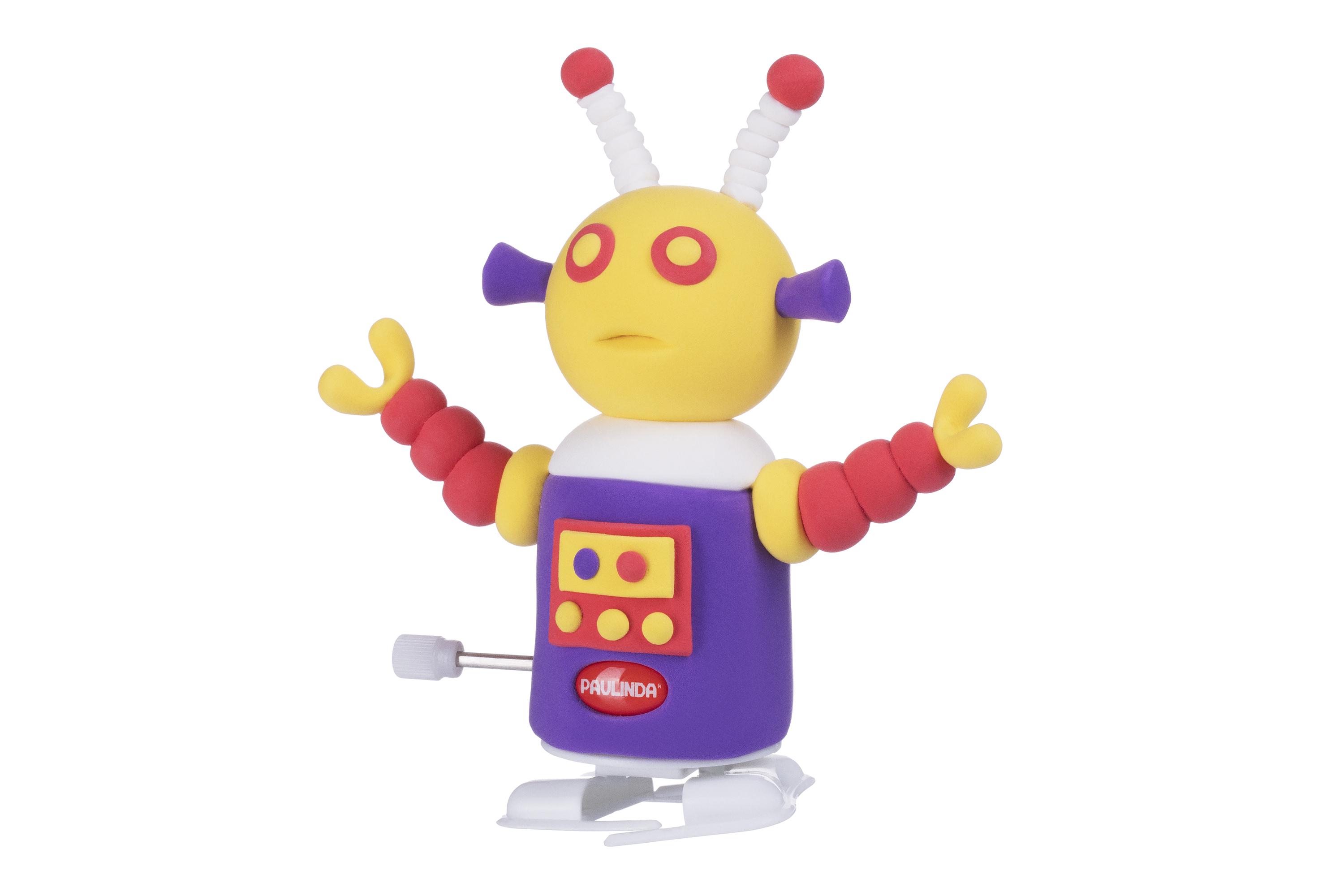 Маса для ліплення Paulinda Super Dough Robot із заводним механізмом Фіолетовий (PL-081178-4) - фото 2