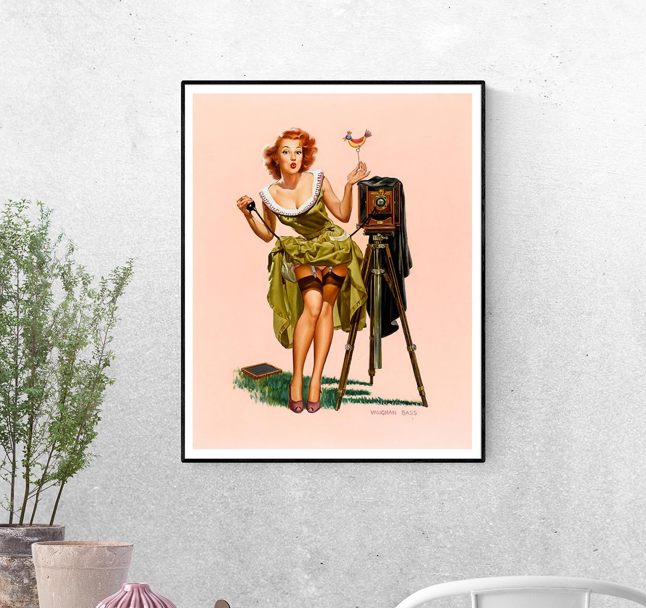 Постер Секси фотограф. Воан Олден Басс формат А-3 (pin_up010288_Poster)