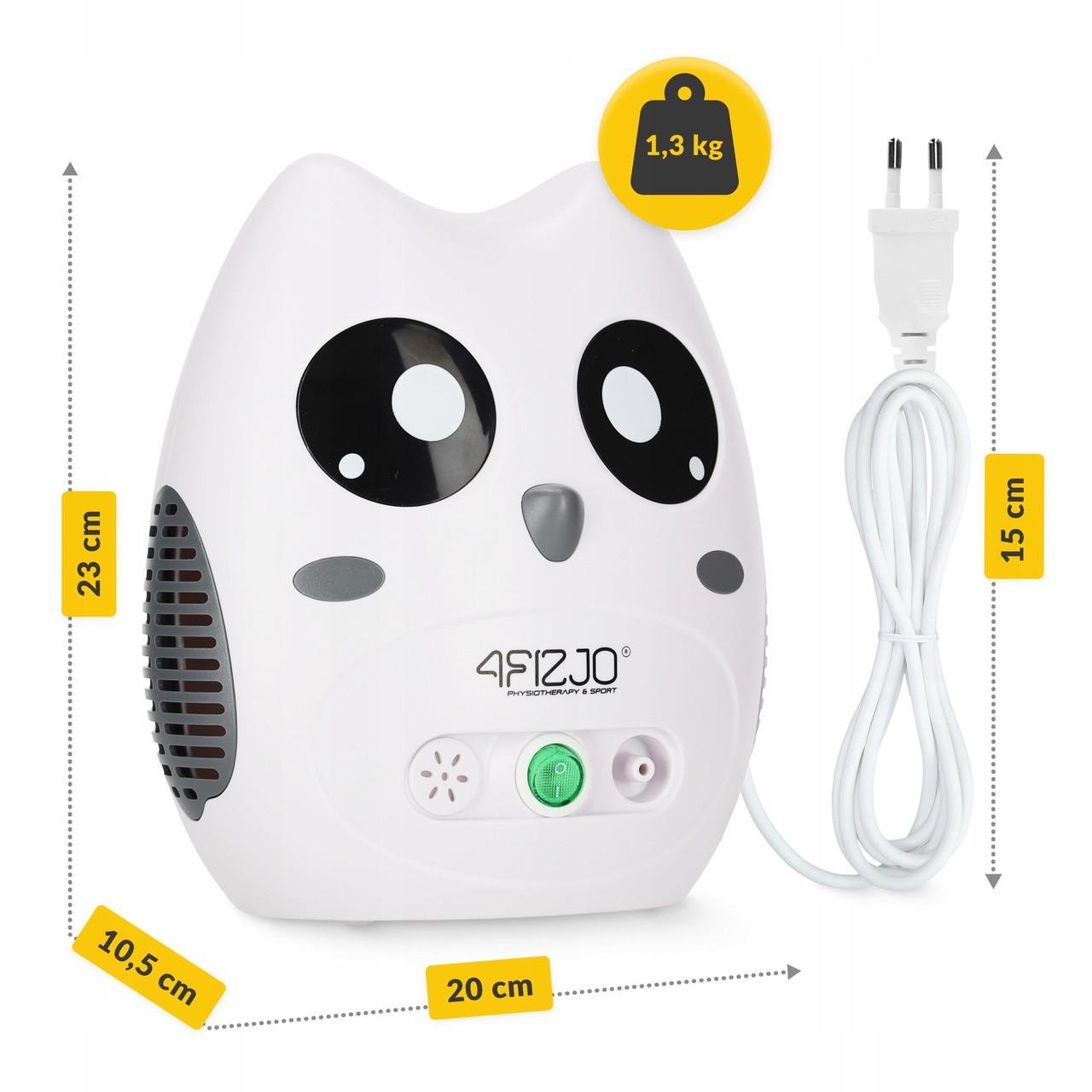 Інгалятор дитячий 4fizjo KID Sowa компресорний (P-5905973402040) - фото 7 Інгалятор дитячий 4fizjo KID Sowa компресорний (P-5905973402040) - фото 7