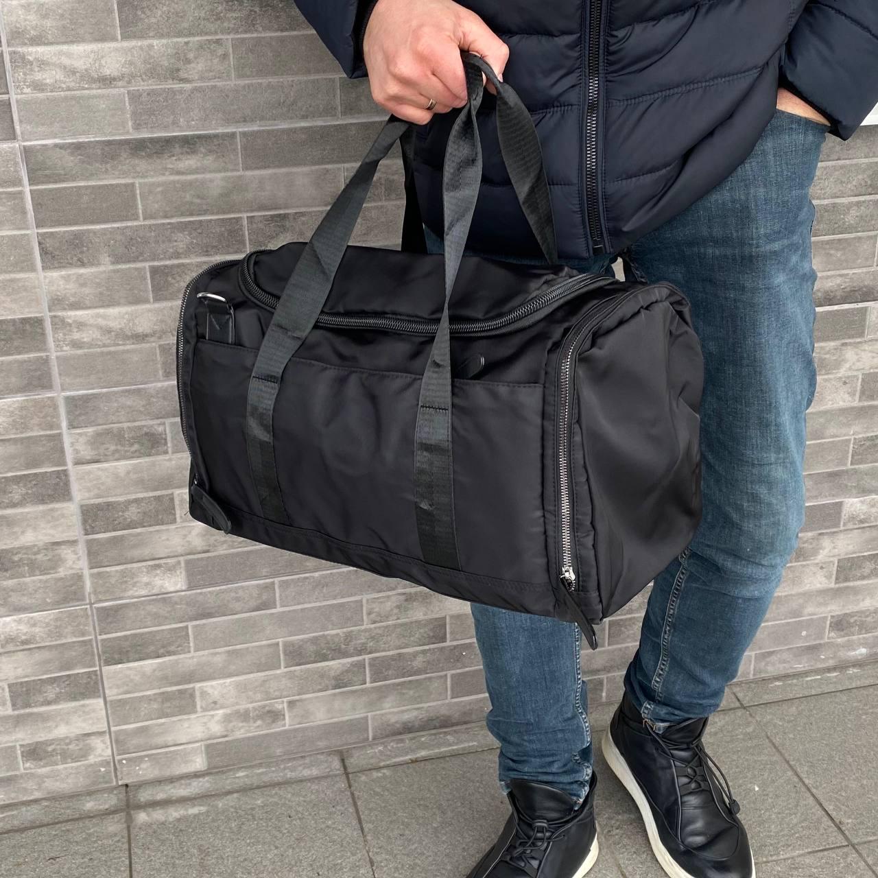 Спортивная сумка Worker 2.0 40x20x22 см Черный (vds12)