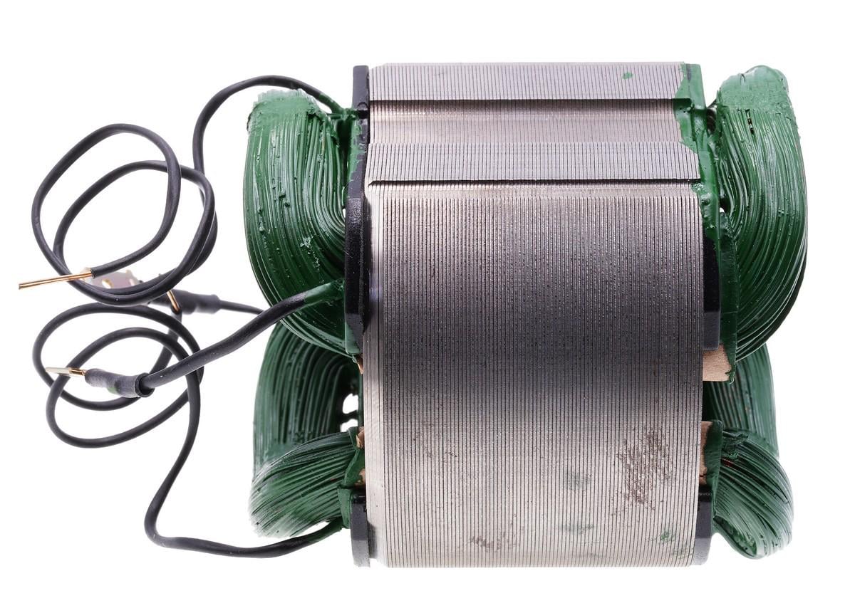 Статор VJ Parts для болгарки УШМ Фіолент МШУ9-16-180 62х72 dвн42 L45 (стат385)