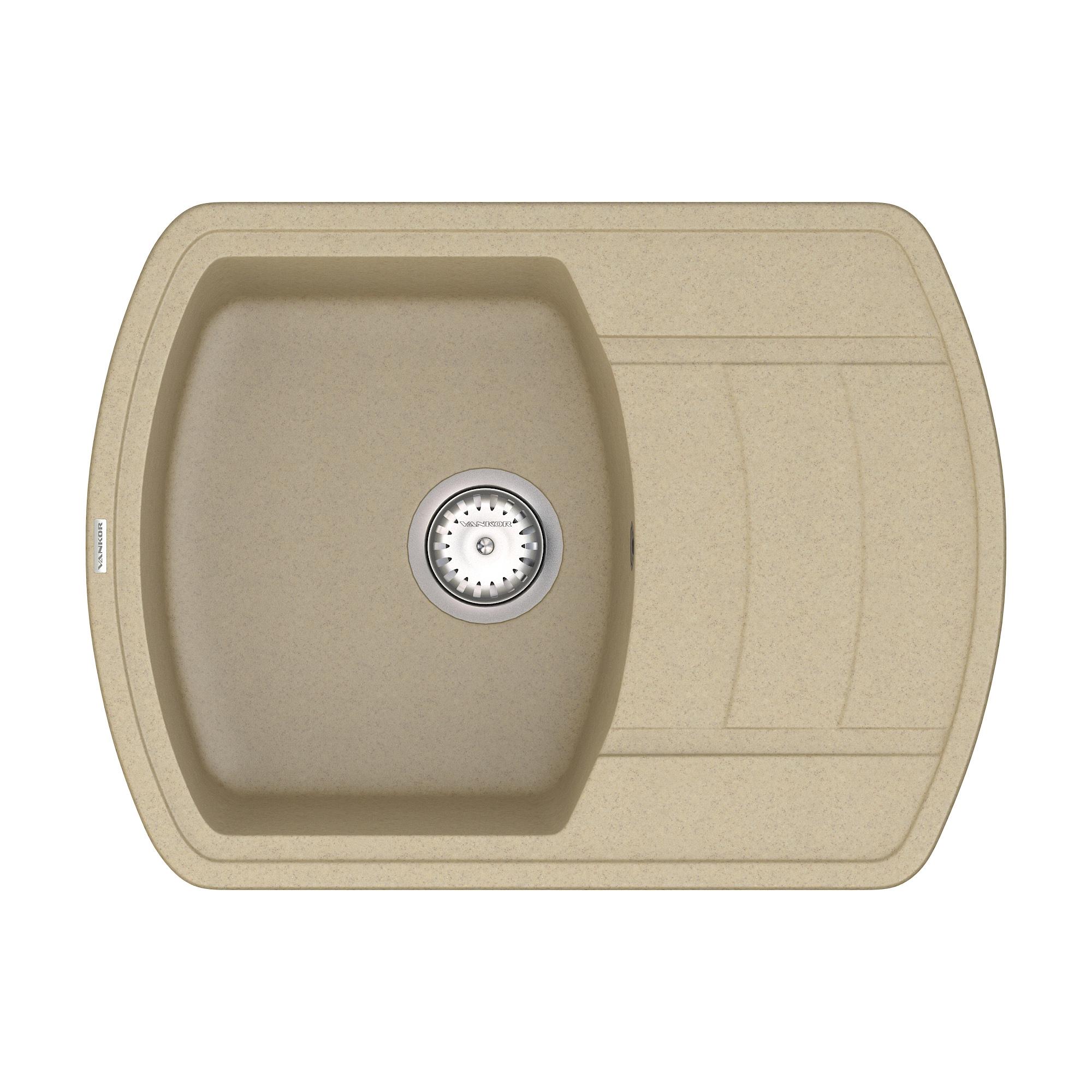 Мойка для кухни Vankor Norton NMP 02.67 + сифон Vankor Safari (74841)