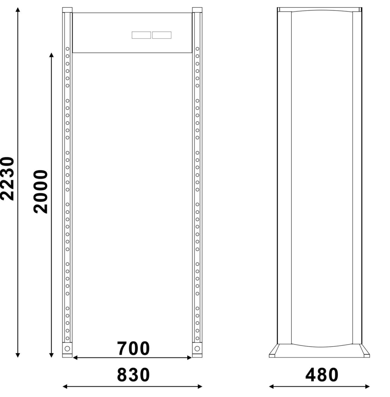 Металлодетектор арочный SPECTRE-8 MD-A018 (2323583978) - фото 5 Металлодетектор арочный SPECTRE-8 MD-A018 (2323583978) - фото 5