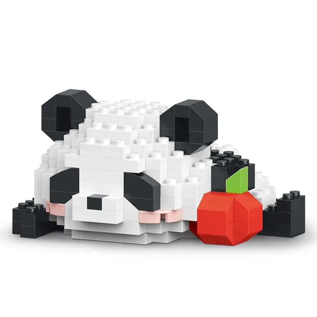 Конструктор-фигурка Lelebrother Panda Panda Apple (2869533492)