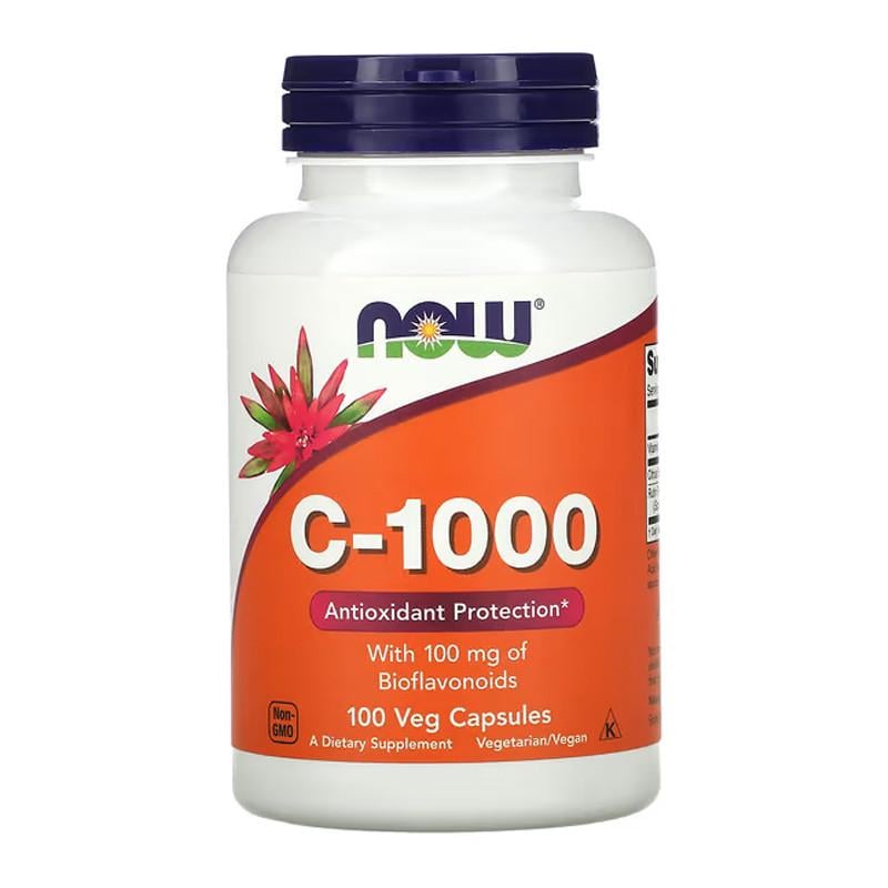 Витамин NOW C-1000 with Bioflavonoids 100 капс. (06041-01)