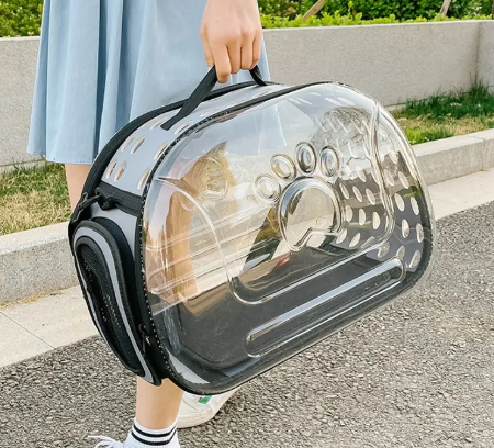 Сумка-переноска для транспортування тваринок Сірий (HA-930) - фото 7 Сумка-переноска для транспортування тваринок Сірий (HA-930) - фото 7