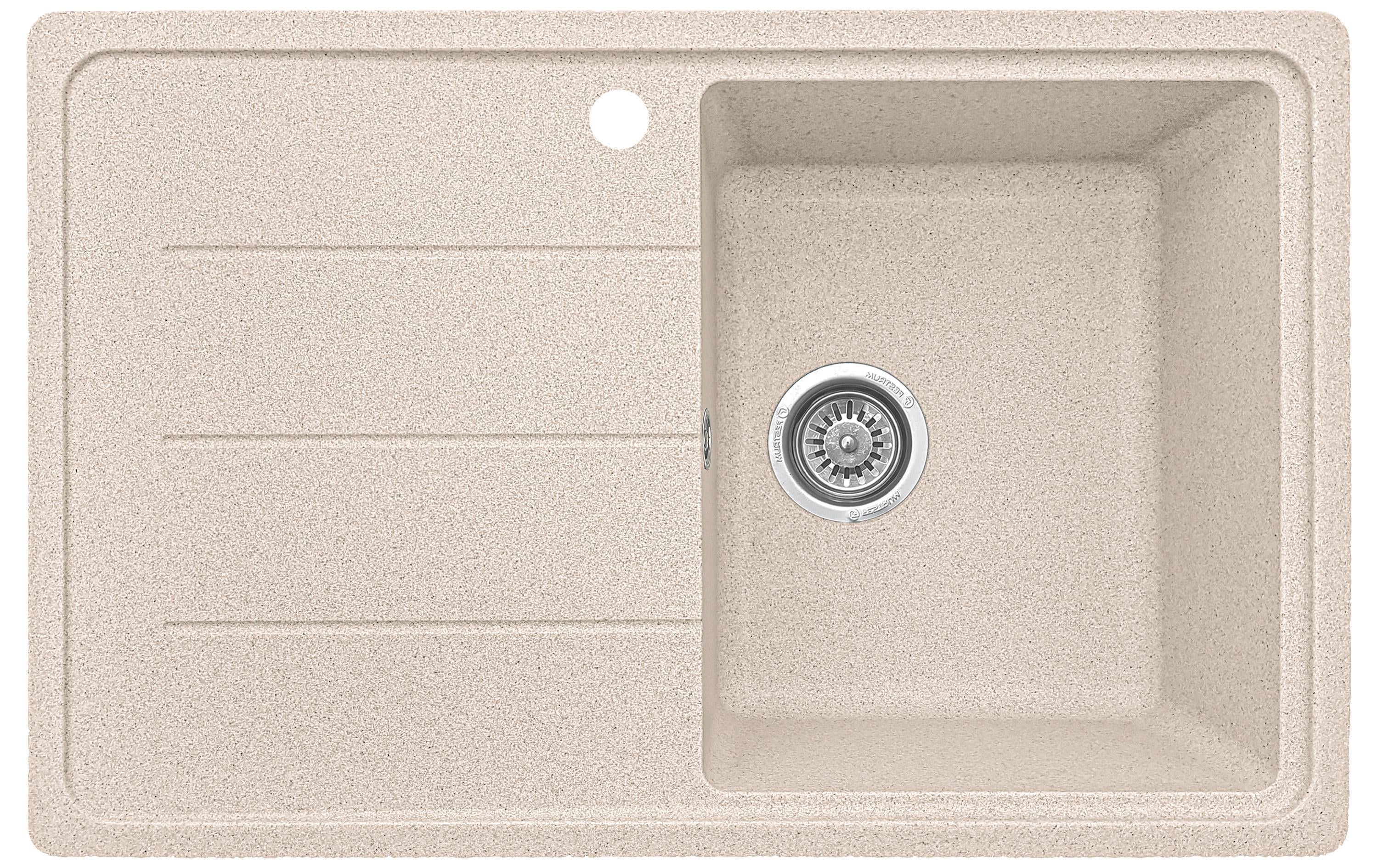 Мойка кухонная EcoLine EL24L 780x500 мм Бежевый